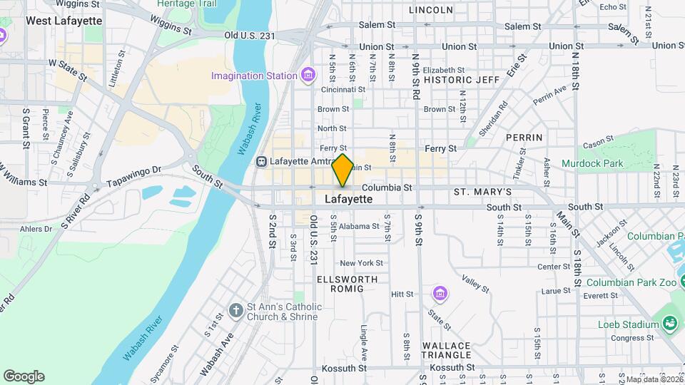 Large Downtown Condo Map and Location Details
