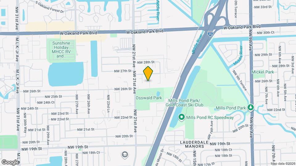 2617 NW 19th Ave Map and Location Details