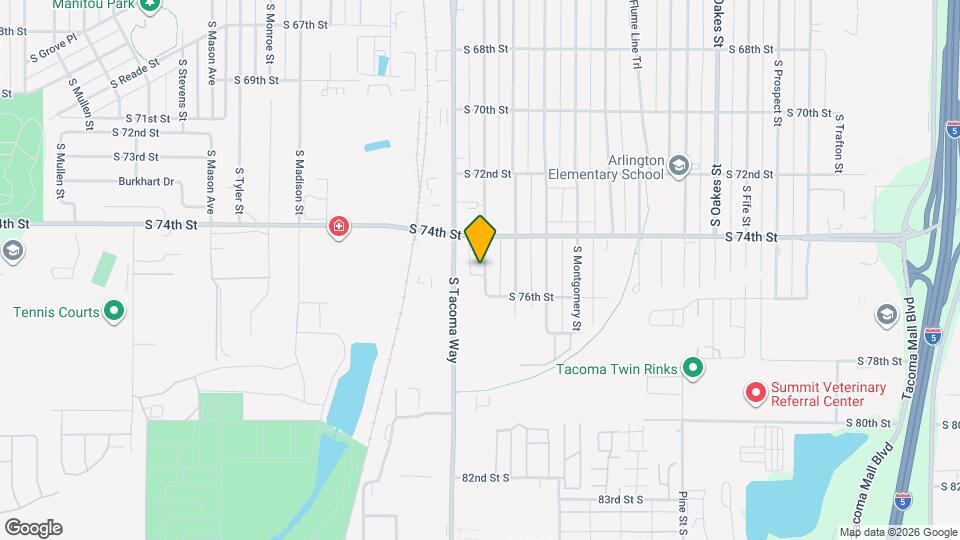 7428 S Puget Sound Ave Map and Location Details