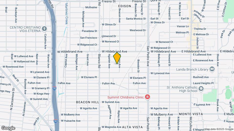 715 W Hollywood Ave Map and Location Details