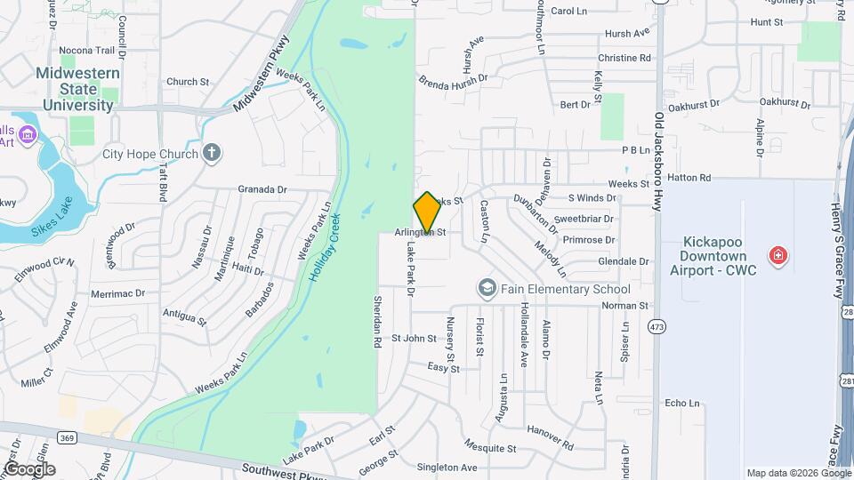 1607 Arlington St Map and Location Details