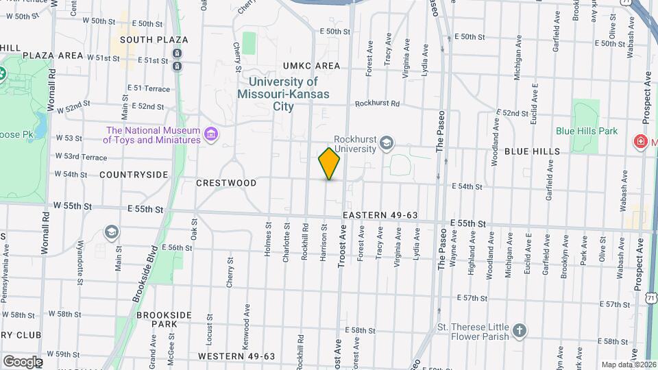 5407 Harrison St Map and Location Details