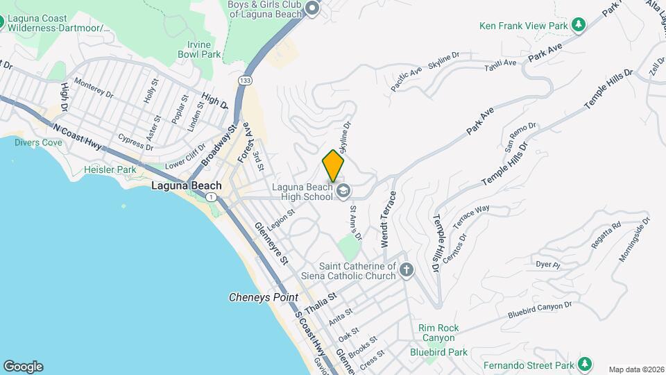 731 Manzanita Dr Map and Location Details