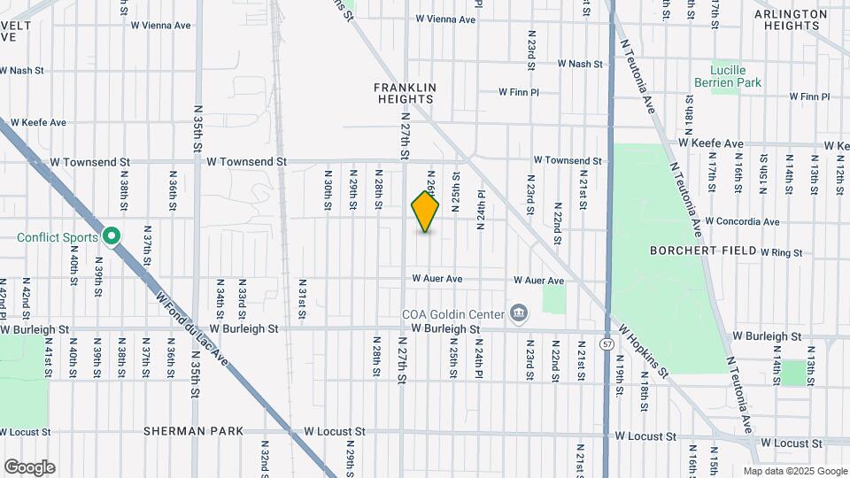 3261-3263 N 26th St, Unit Up Mapa y Detalles de la Ubicación