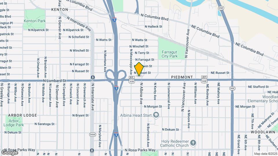 815-827 N Lombard St Mapa y Detalles de la Ubicación