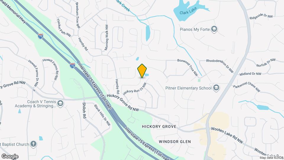 1858 Hickory Creek Ct NW, Unit 901BR413 Map and Location Details