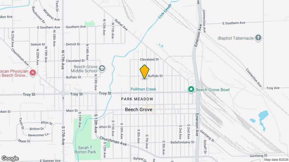 142 N 7th Ave Map and Location Details