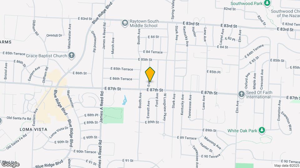 8609 Everett St Map and Location Details