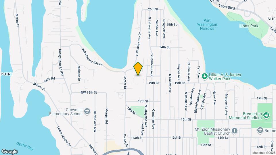 2108 E Phinney Bay Dr Map and Location Details