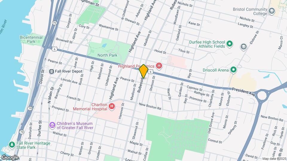 967 Robeson St Map and Location Details