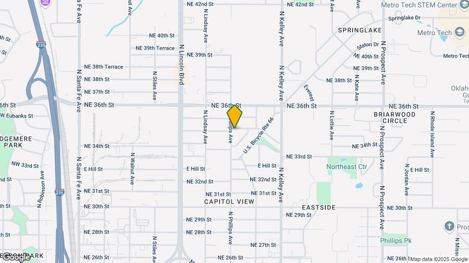 800 NE 35th St Map and Location Details
