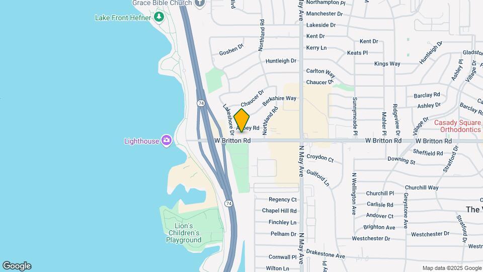 3109 W Britton Rd Map and Location Details