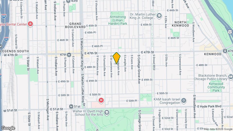 4758 S Champlain Ave Map and Location Details