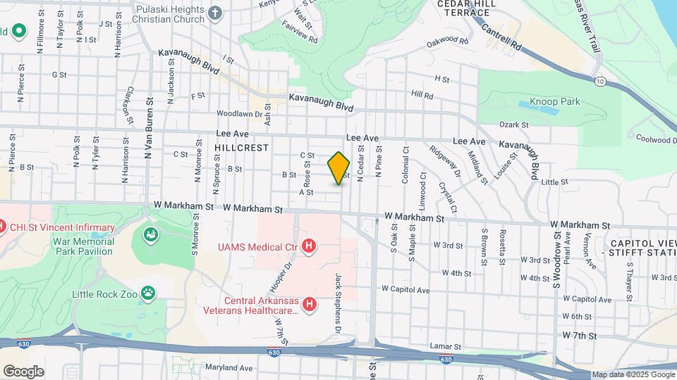 200-202 N Elm St Map and Location Details