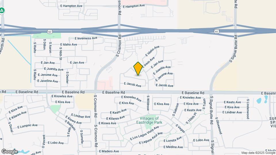 10234 E Javelina Ave Map and Location Details