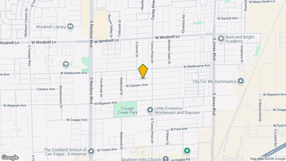 6567 W Musette Ave Map and Location Details