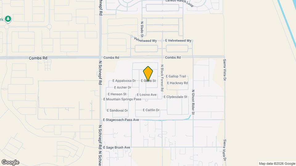 4071 E Giara St Map and Location Details