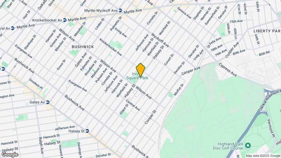 1236 Halsey St Map and Location Details