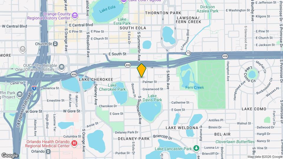 701 Palmer St, Unit 701 palmer st. Orlando florida Mapa y Detalles de la Ubicación