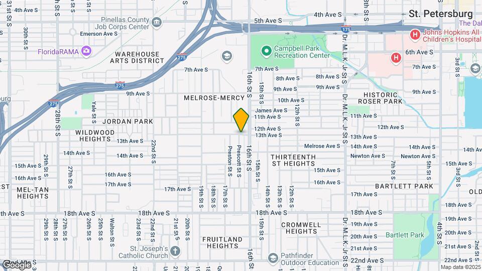 1300 Prescott St S Map and Location Details