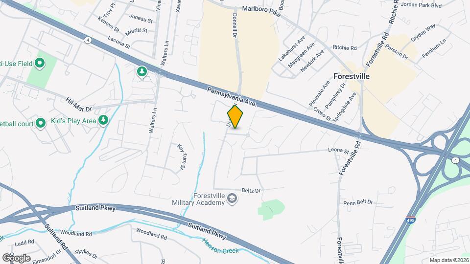 7228 Donnell Pl Map and Location Details