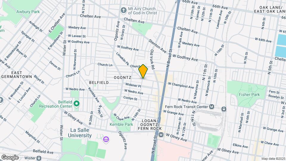 1532 W Champlost St Map and Location Details