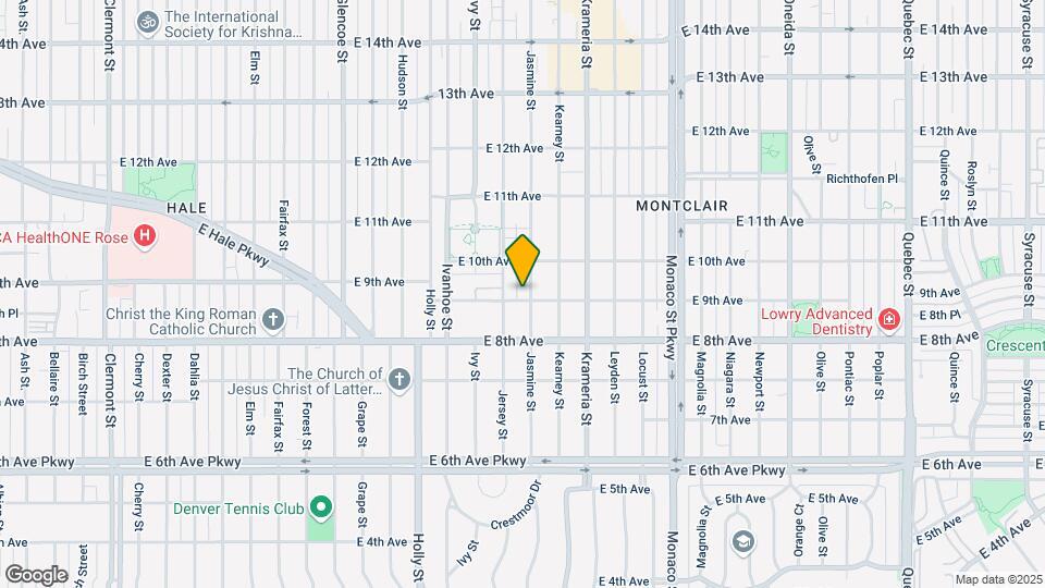 Montclair Apartments Map and Location Details