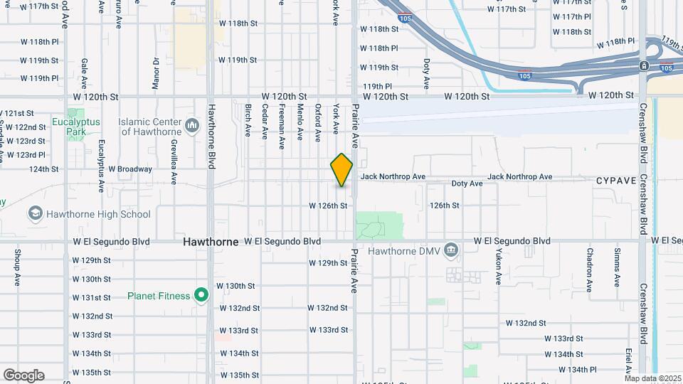 12514 York Ave Map and Location Details