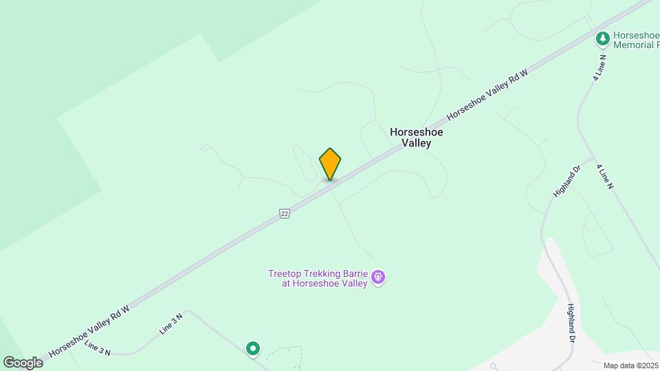 1102 Horseshoe Valley Rd W Map and Location Details