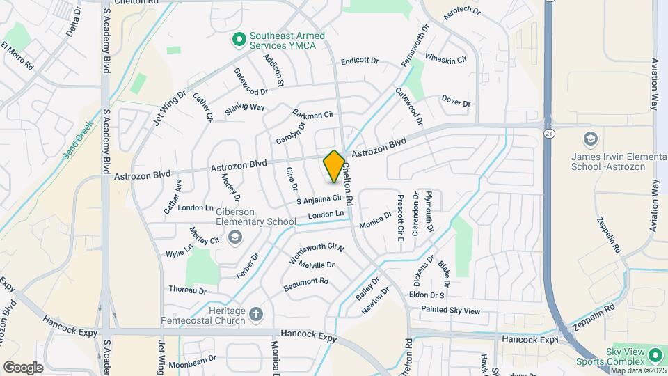 2522 Astrozon Cir Map and Location Details