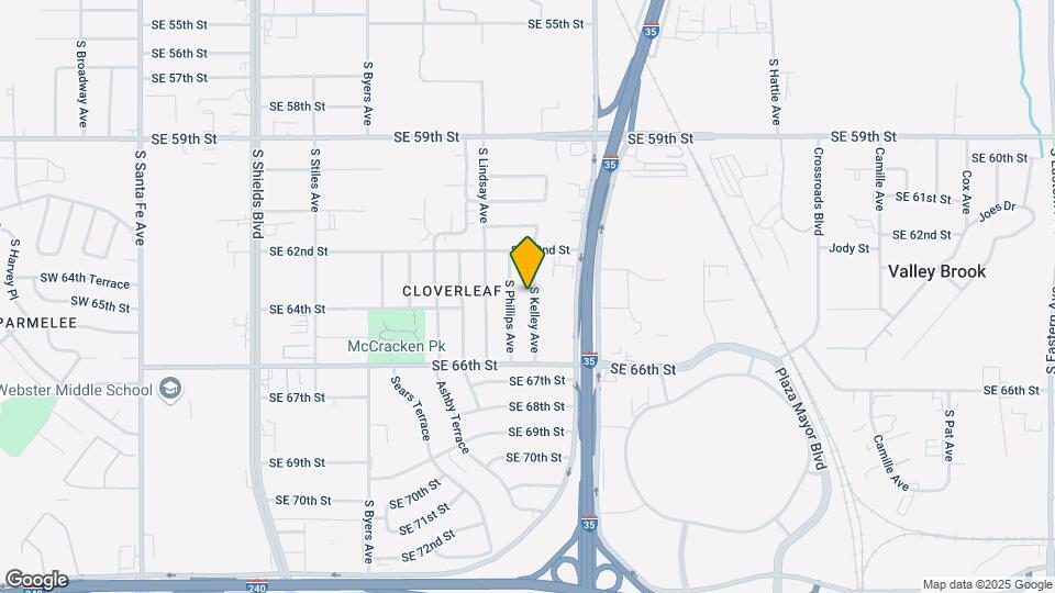 6413 S Kelley Ave Map and Location Details