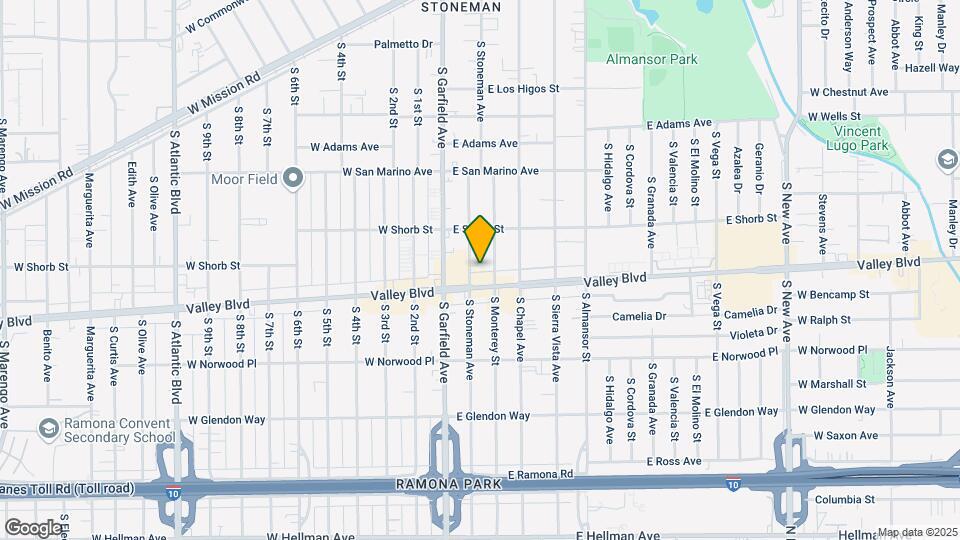 1236 S Stoneman Ave Map and Location Details