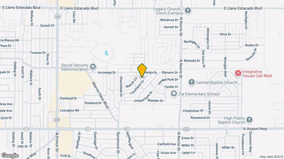 1800 Courtland Cir Map and Location Details