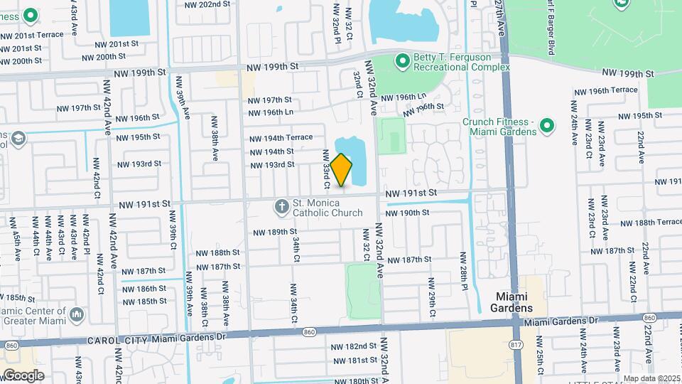3301 NW 191st St Map and Location Details