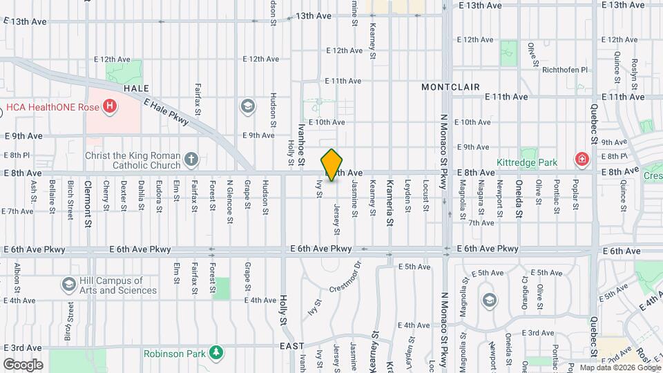 775 Jersey St Map and Location Details