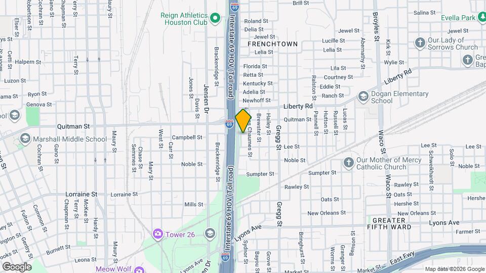 2222 Hogg St Mapa y Detalles de la Ubicación