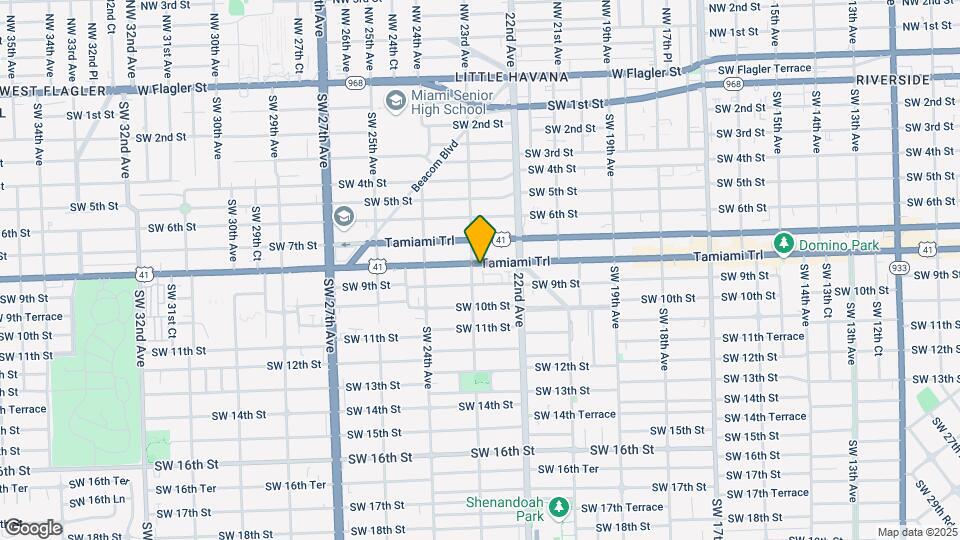 821 SW 23rd Ave Map and Location Details