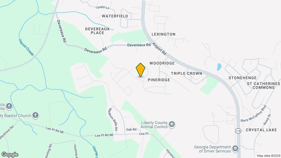 1283 Windrow Dr Map and Location Details