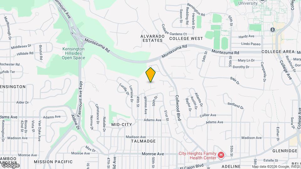 4865 Lucille Pl Map and Location Details