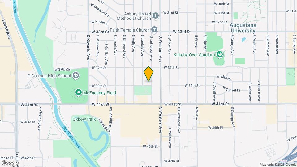 2200 W 39th St Map and Location Details