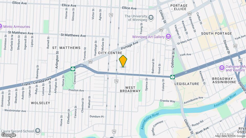 250 Furby St Map and Location Details