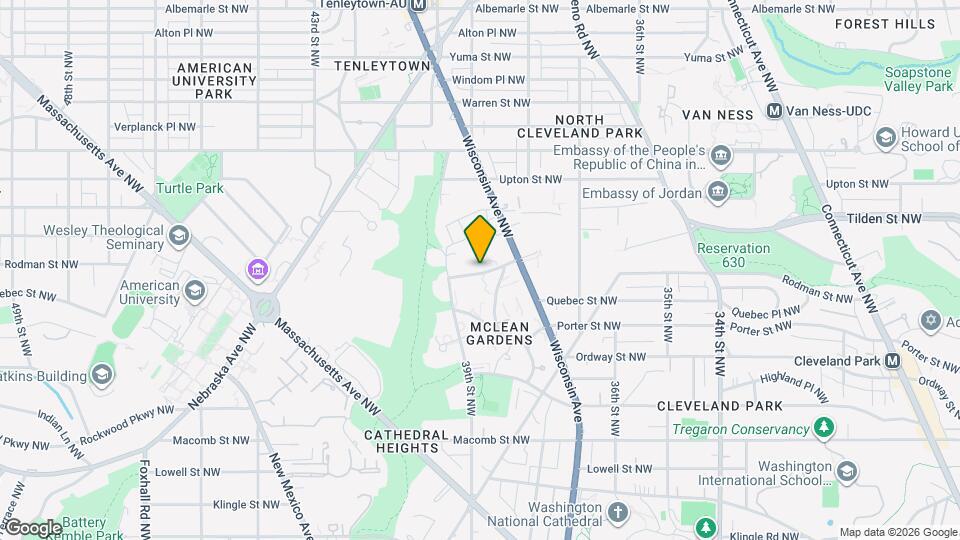 3855 Rodman St NW, Unit #F48 Map and Location Details