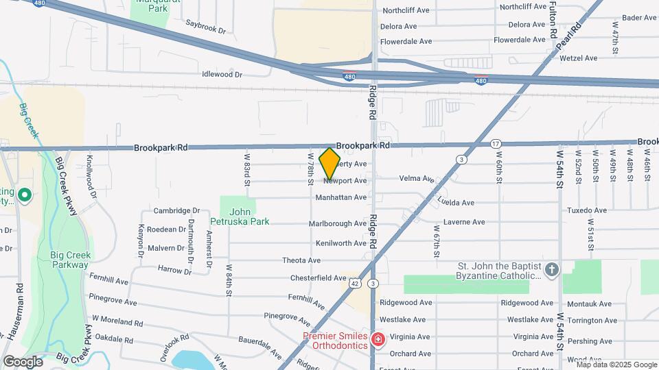 7611 Newport Ave Map and Location Details