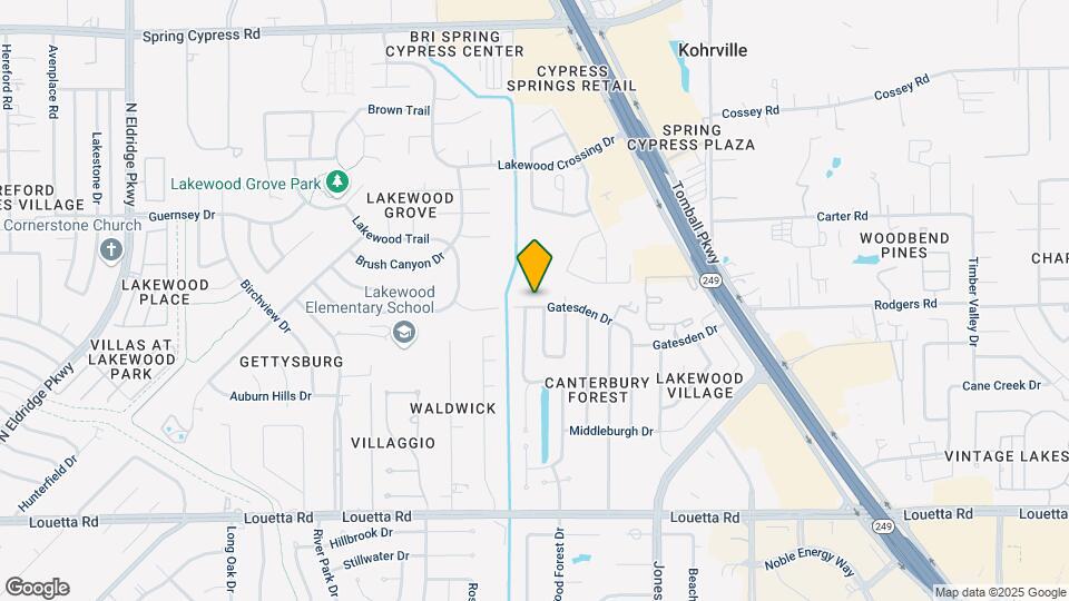 11618 Gatesden Dr Map and Location Details