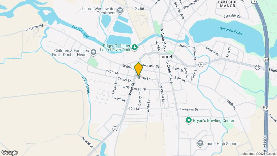 234 W 7th St Map and Location Details