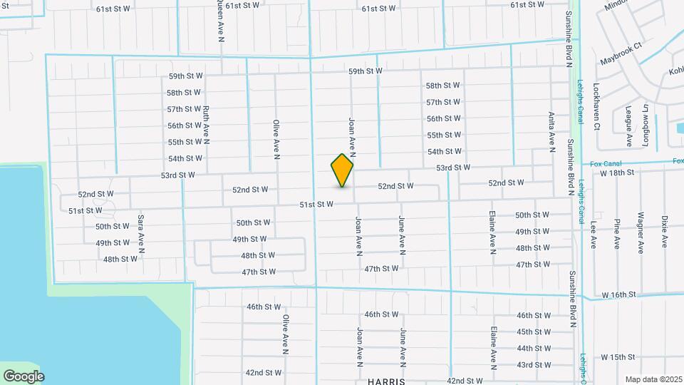 3005 52nd St W Map and Location Details