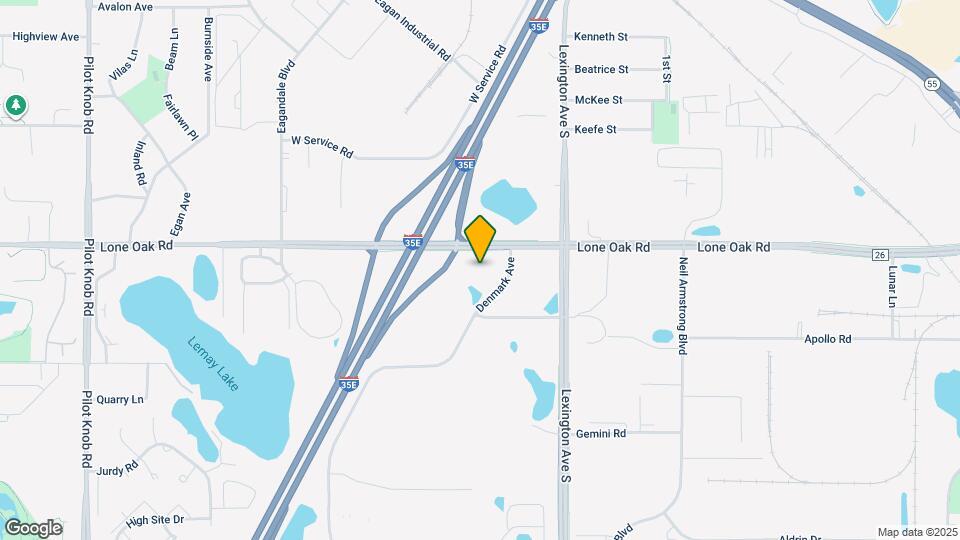Furnished Studio-Minneapolis - Airport - E Map and Location Details