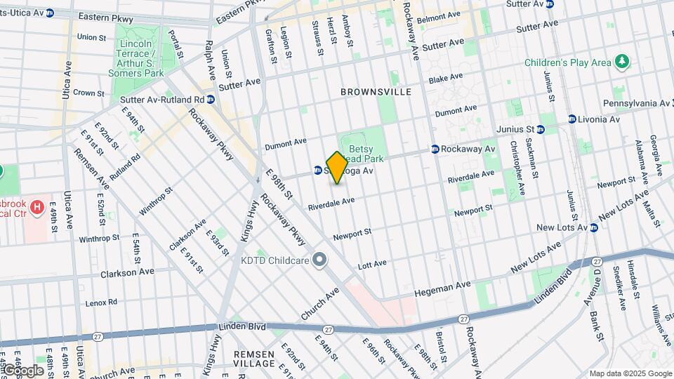 819 Saratoga Ave Map and Location Details