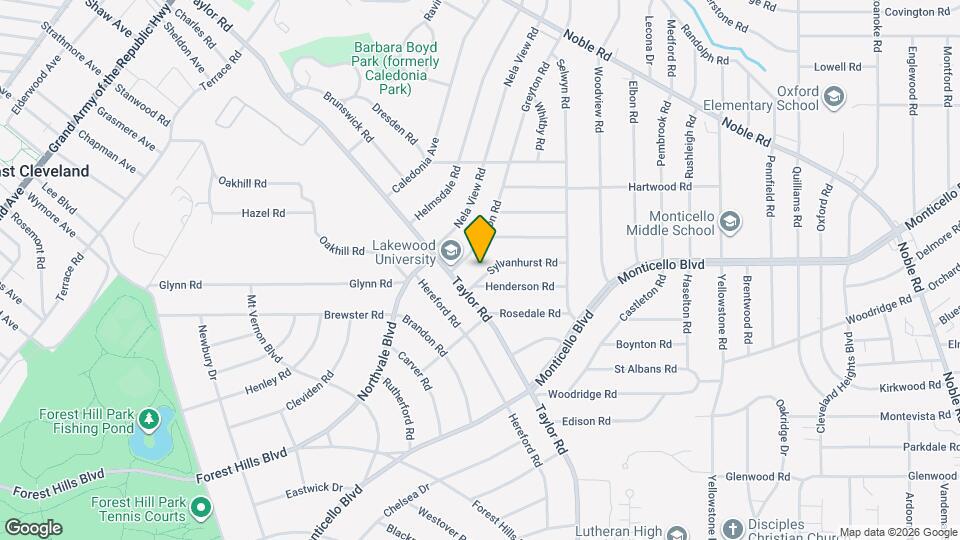 3337 Sylvanhurst Rd Map and Location Details