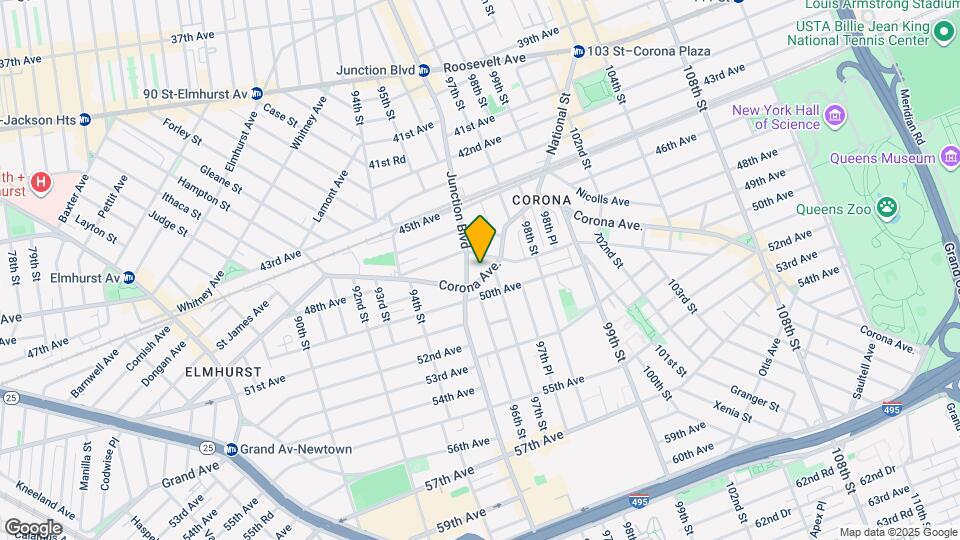 96-29 Corona Ave. Map and Location Details